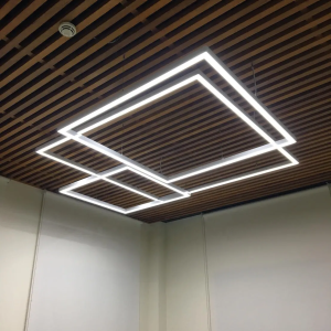 led rectangular pendant light series