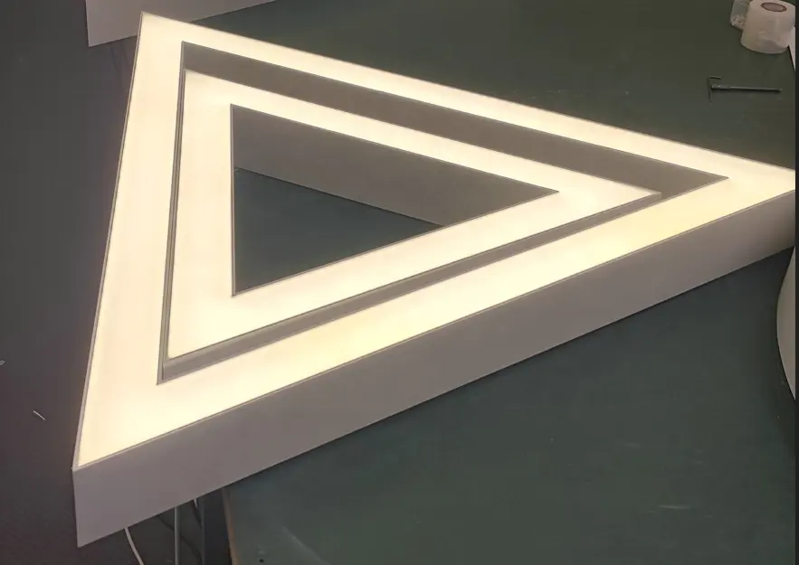 led triangle pendant light series led triangle pendant light series
