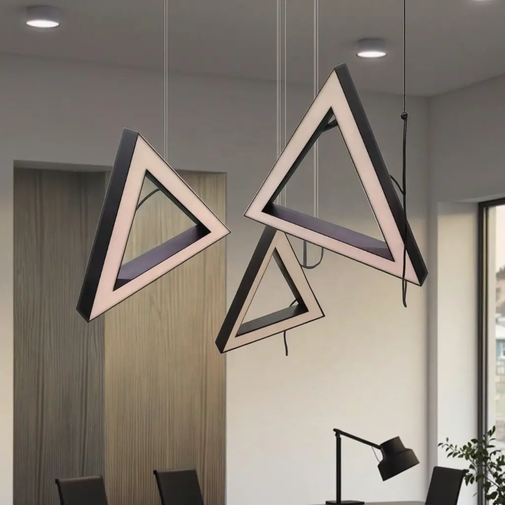 led triangle pendant light series led triangle pendant light series