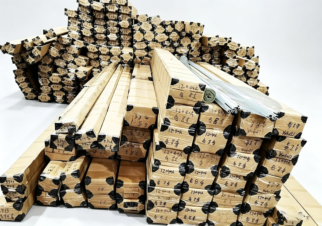 package carton reinforced black plastic corner